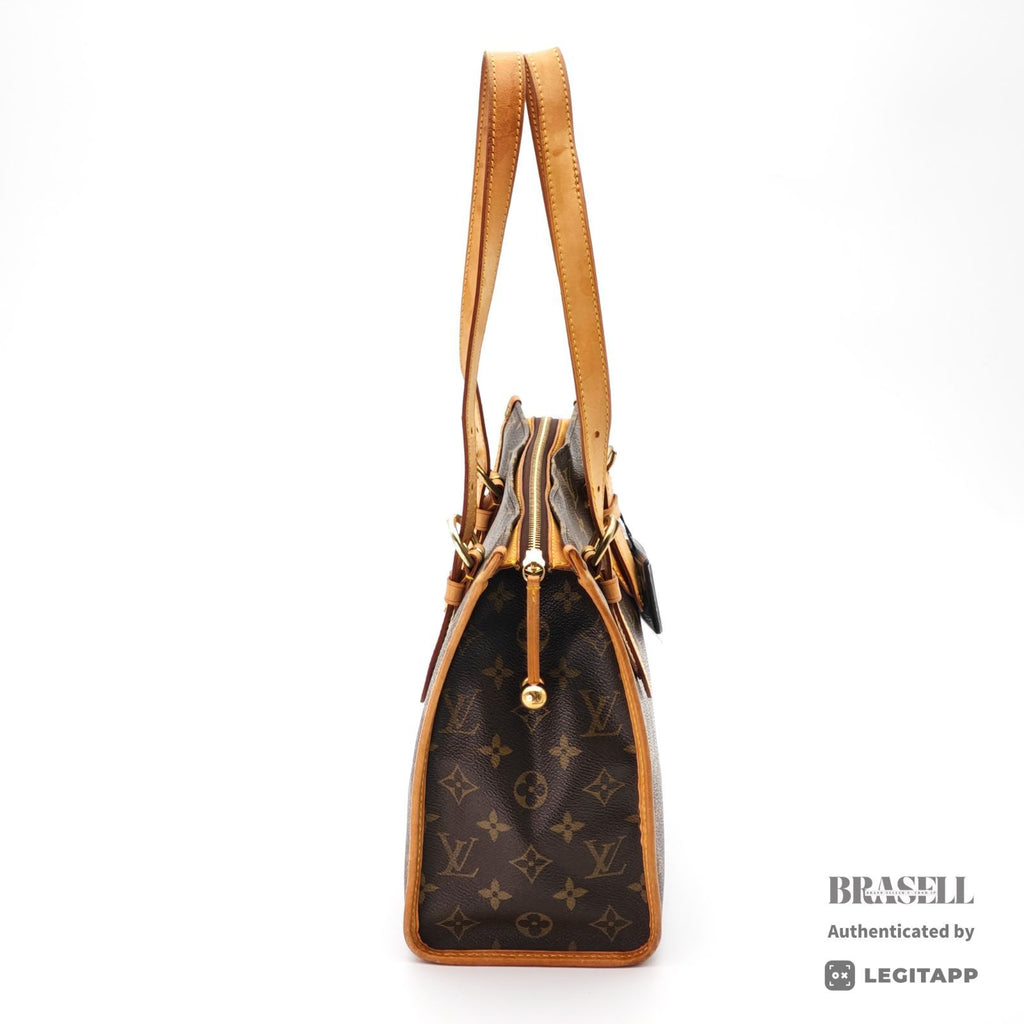 LOUIS VUITTON Popincourt Haut Hand Bag Monogram Canvas M40007 【ImportFeeFREE】