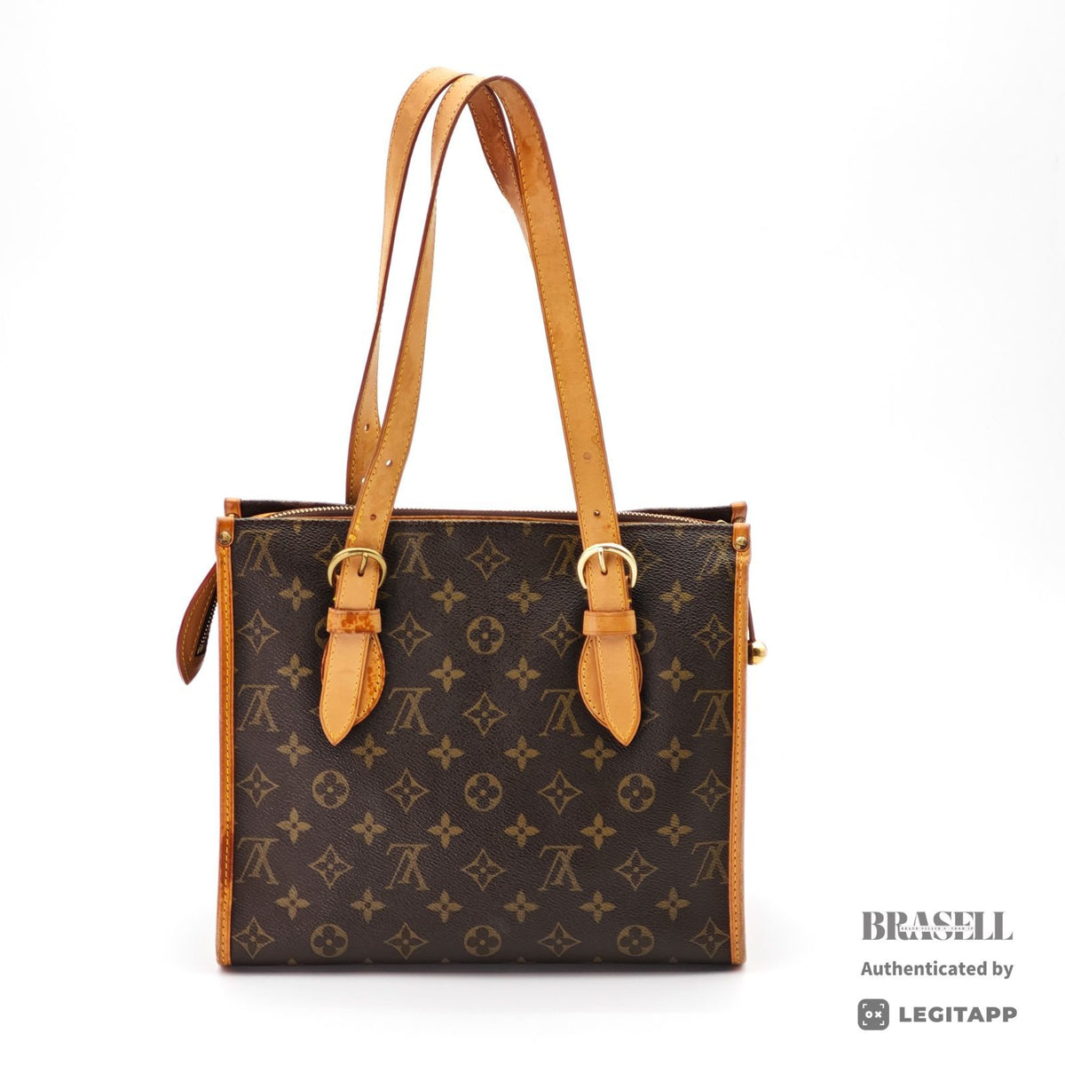 LOUIS VUITTON Popincourt Haut Hand Bag Monogram Canvas M40007 【ImportFeeFREE】