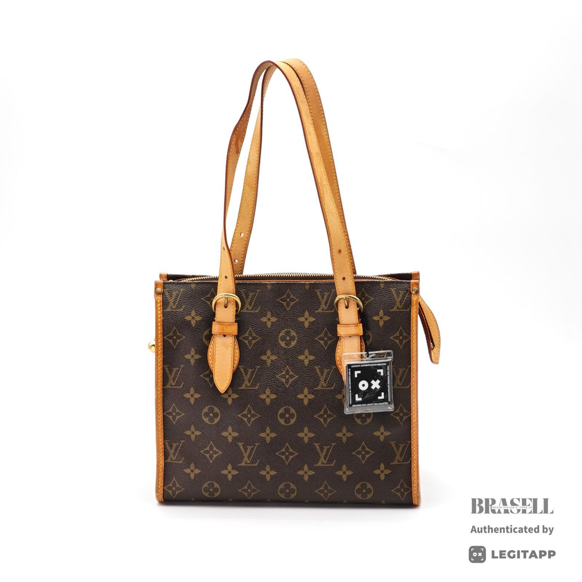 LOUIS VUITTON Popincourt Haut Hand Bag Monogram Canvas M40007 【ImportFeeFREE】