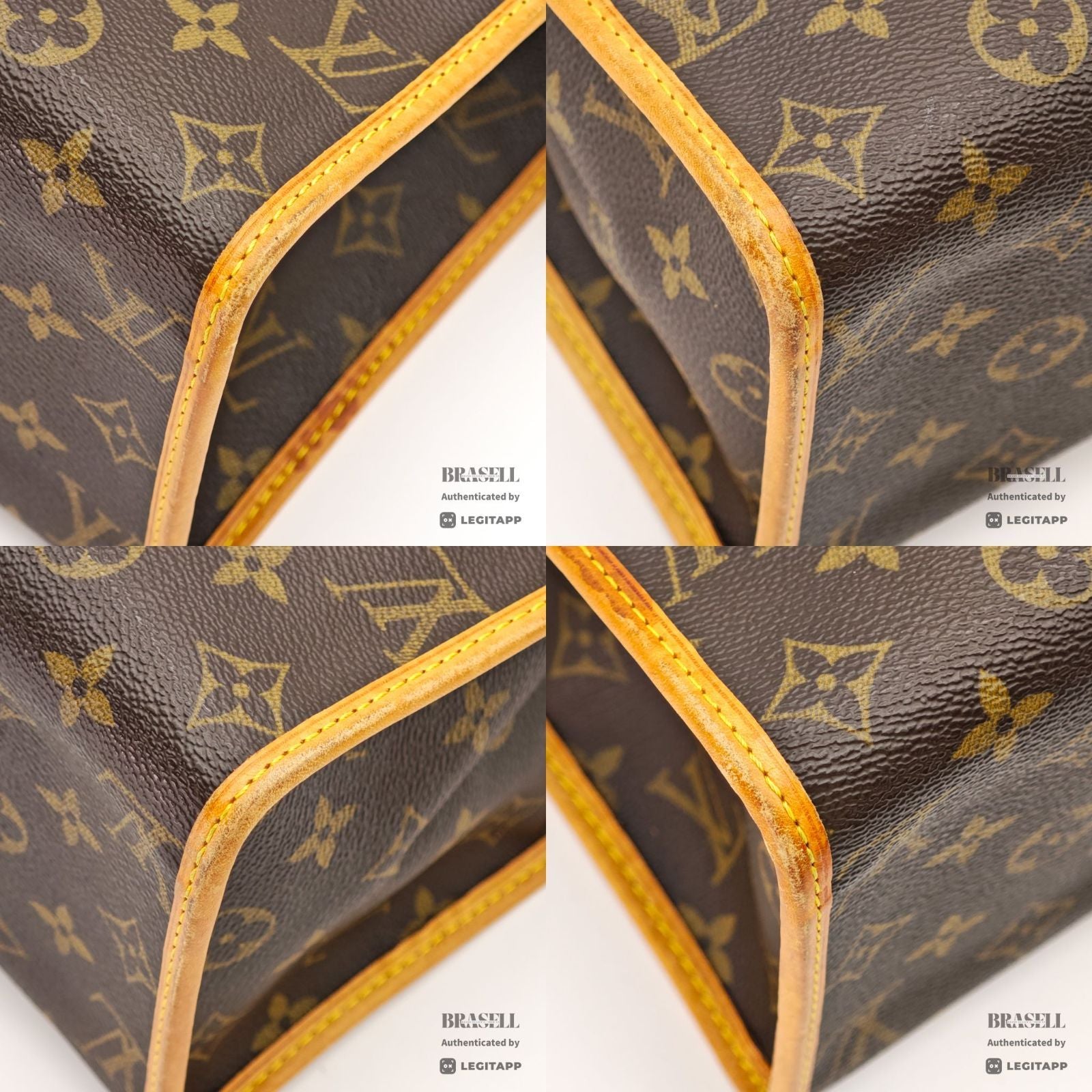 LOUIS VUITTON Popincourt Haut Hand Bag Monogram Canvas M40007 【ImportFeeFREE】