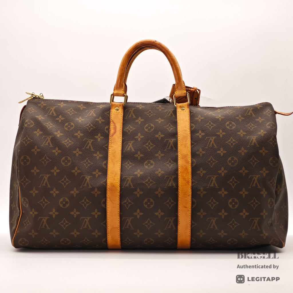 LOUIS VUITTON Monogram Keepall 50 M41426 Boston Brown【ImportFeeFREE】