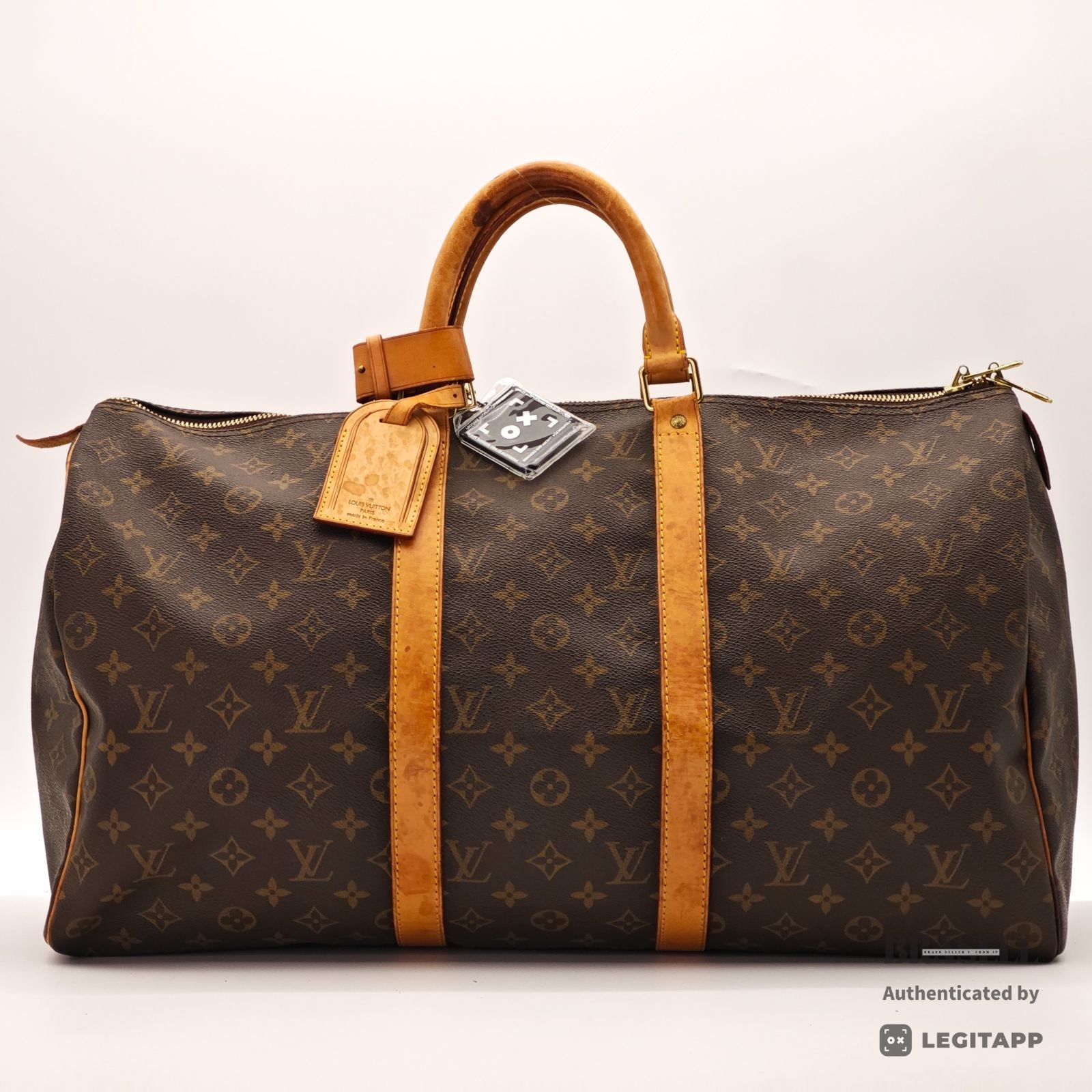 LOUIS VUITTON Monogram Keepall 50 M41426 Boston Brown【ImportFeeFREE】