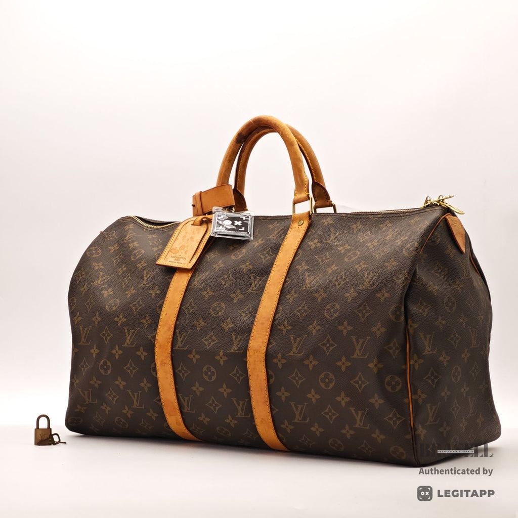 LOUIS VUITTON Monogram Keepall 50 M41426 Boston Brown【ImportFeeFREE】