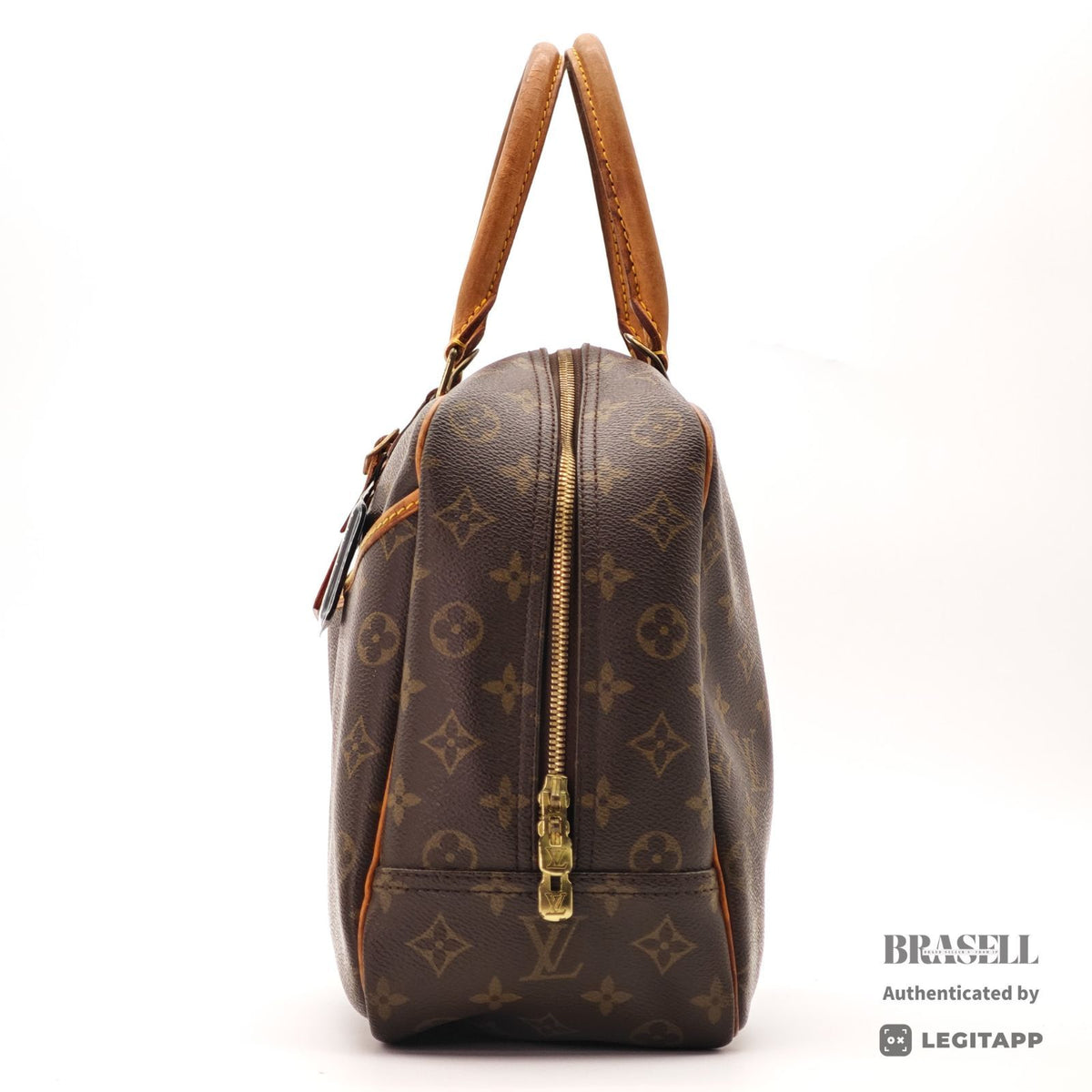 LOUIS VUITTON Monogram Deauville M47270 Handbag Brown【ImportFeeFREE】