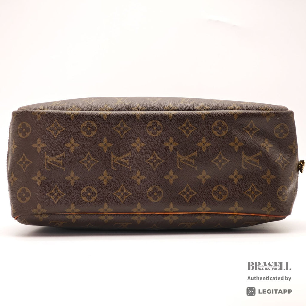 LOUIS VUITTON Monogram Deauville M47270 Handbag Brown【ImportFeeFREE】