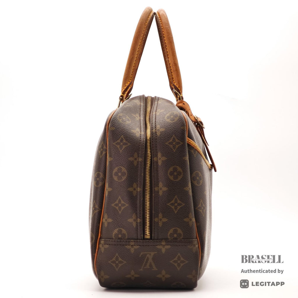 LOUIS VUITTON Monogram Deauville M47270 Handbag Brown【ImportFeeFREE】