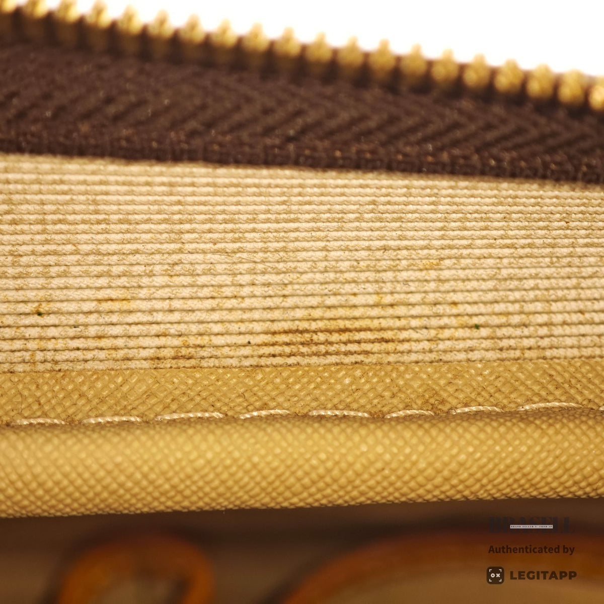 LOUIS VUITTON Monogram Deauville M47270 Handbag Brown【ImportFeeFREE】