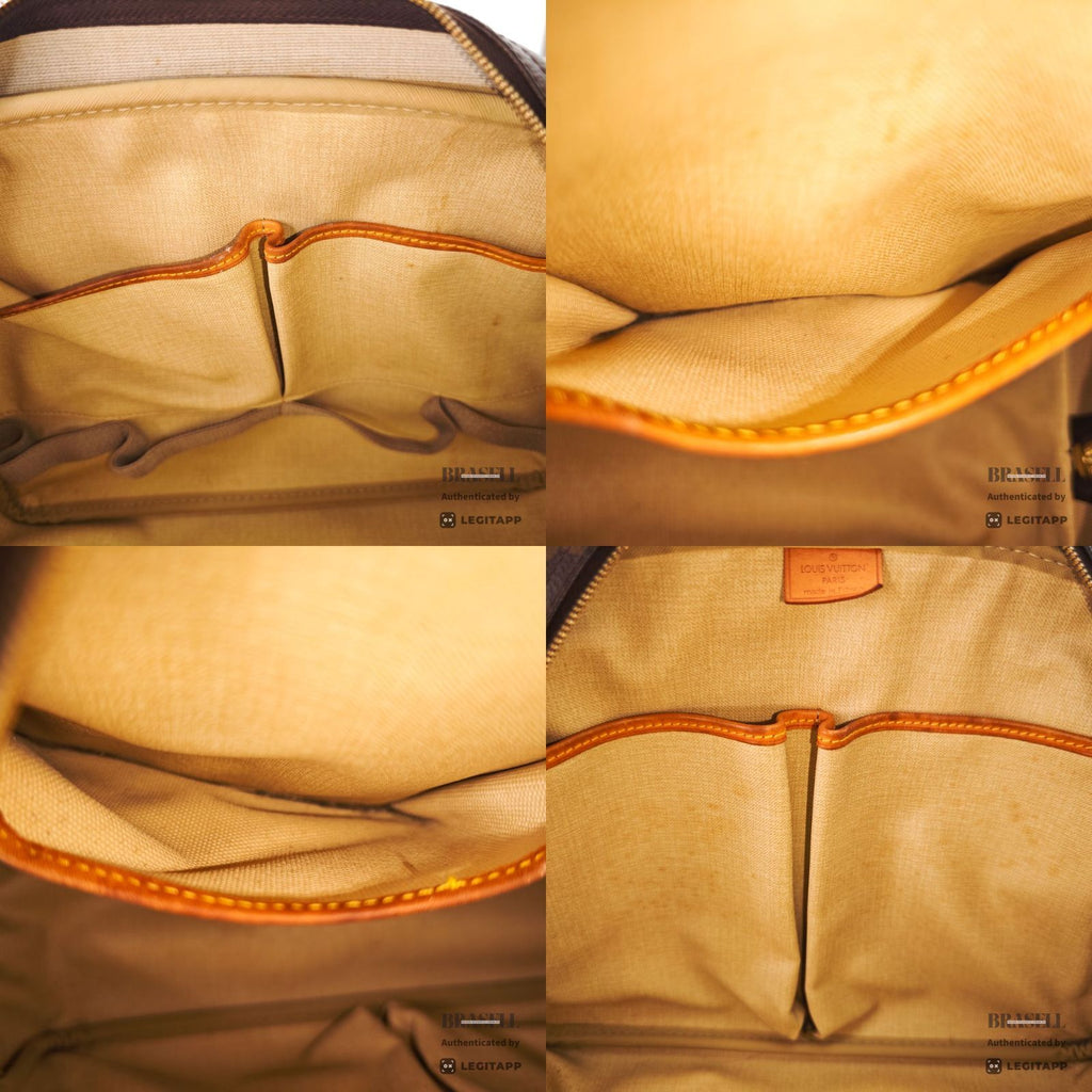 LOUIS VUITTON Monogram Deauville M47270 Handbag Brown【ImportFeeFREE】