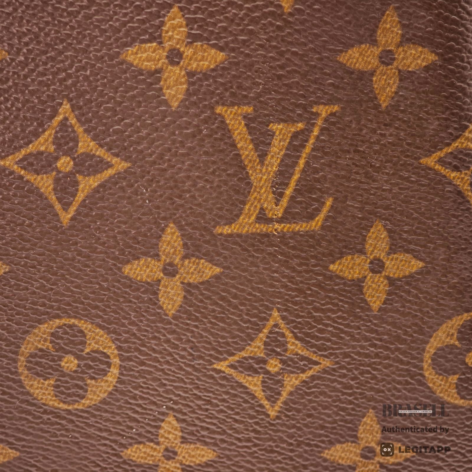 LOUIS VUITTON Monogram Deauville M47270 Handbag Brown【ImportFeeFREE】
