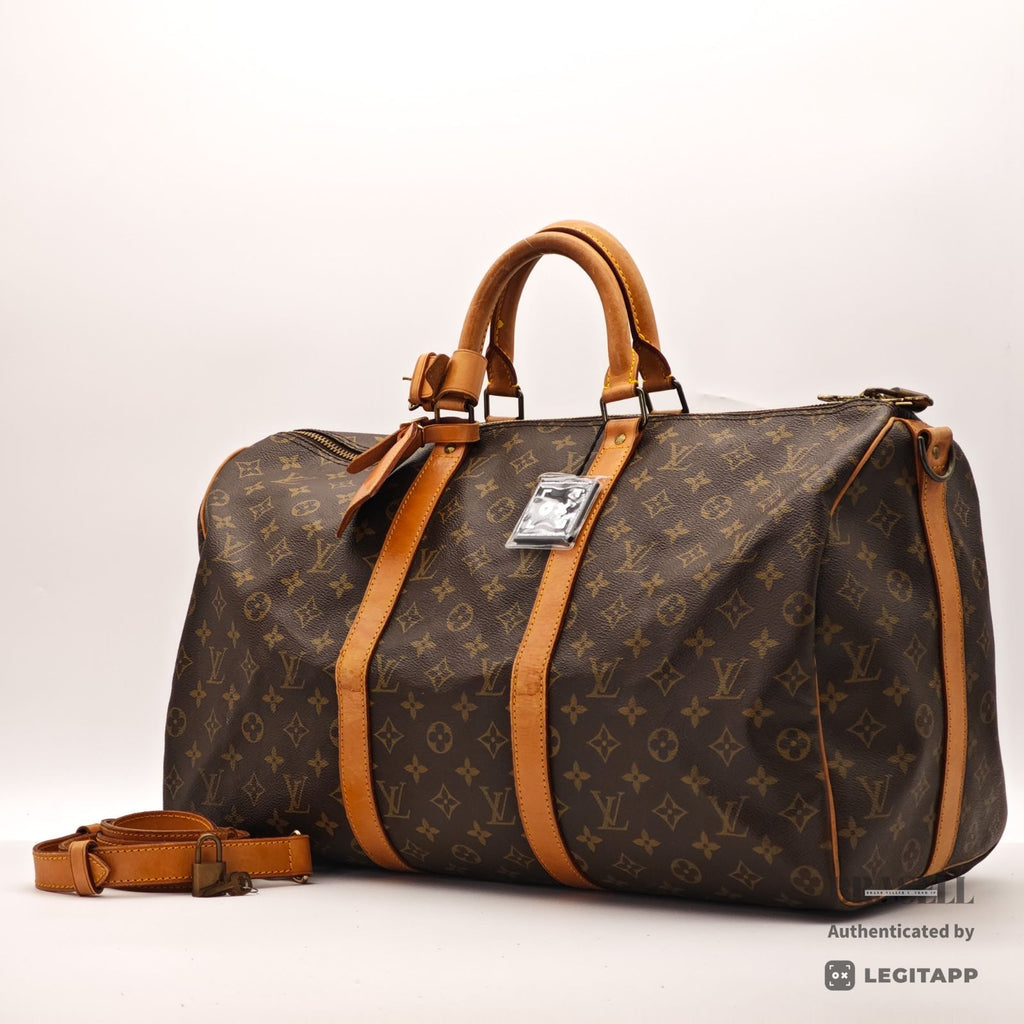 LOUIS VUITTON Monogram Keepall 50 Bandouliere M41416 2Way【ImportFeeFREE】