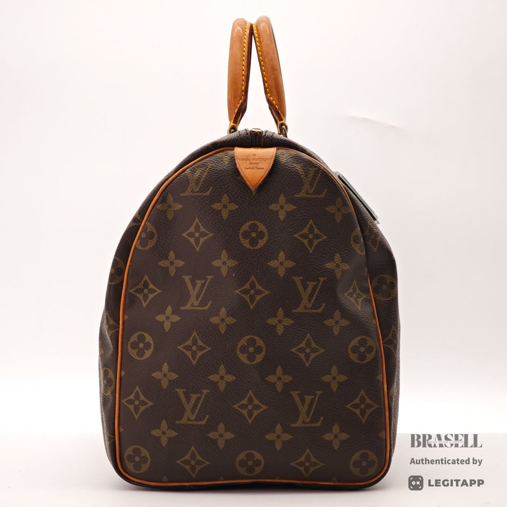 LOUIS VUITTON Monogram Speedy 40 M41522 Handbag Brown【ImportFeeFREE】