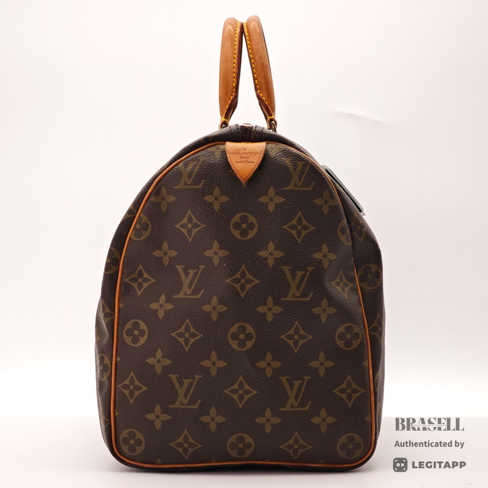 LOUIS VUITTON Monogram Speedy 40 M41522 Handbag Brown【ImportFeeFREE】