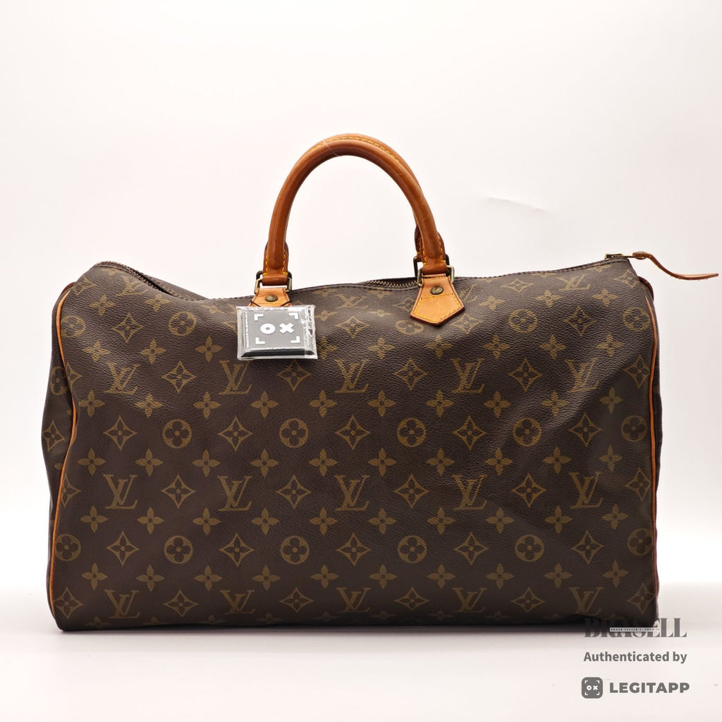 LOUIS VUITTON Monogram Speedy 40 M41522 Handbag Brown【ImportFeeFREE】