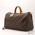 LOUIS VUITTON Monogram Speedy 40 M41522 Handbag Brown【ImportFeeFREE】