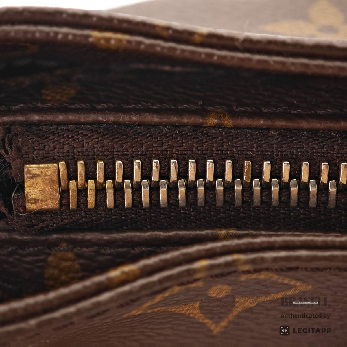 LOUIS VUITTON Monogram Cabas Piano M51148 Tote Bag Brown【ImportFeeFREE】
