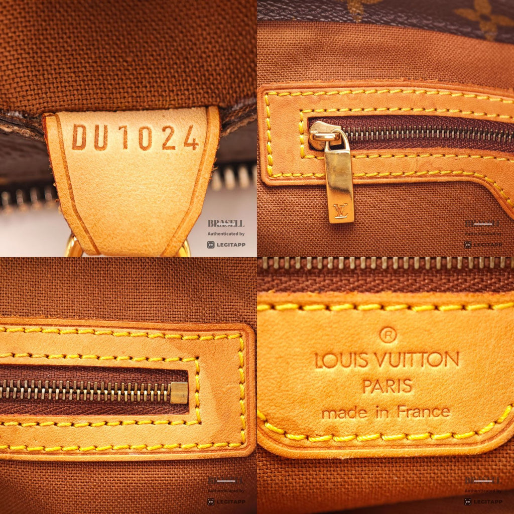LOUIS VUITTON Monogram Cabas Piano M51148 Tote Bag Brown【ImportFeeFREE】