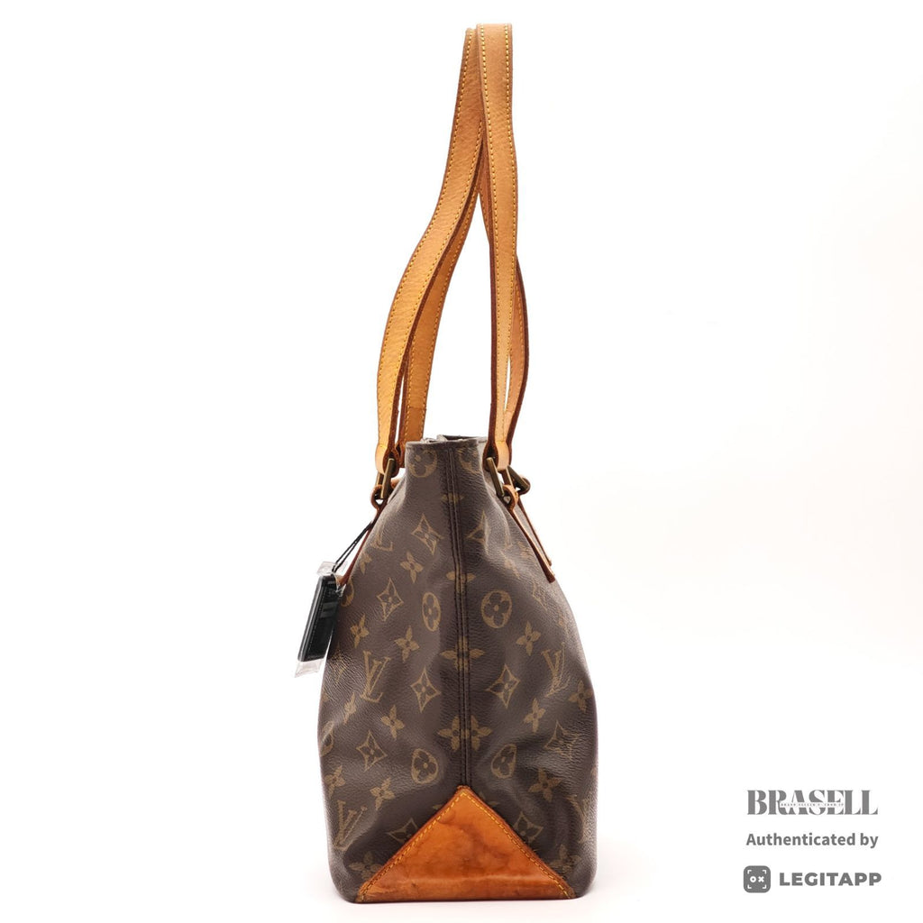 LOUIS VUITTON Monogram Cabas Piano M51148 Tote Bag Brown【ImportFeeFREE】