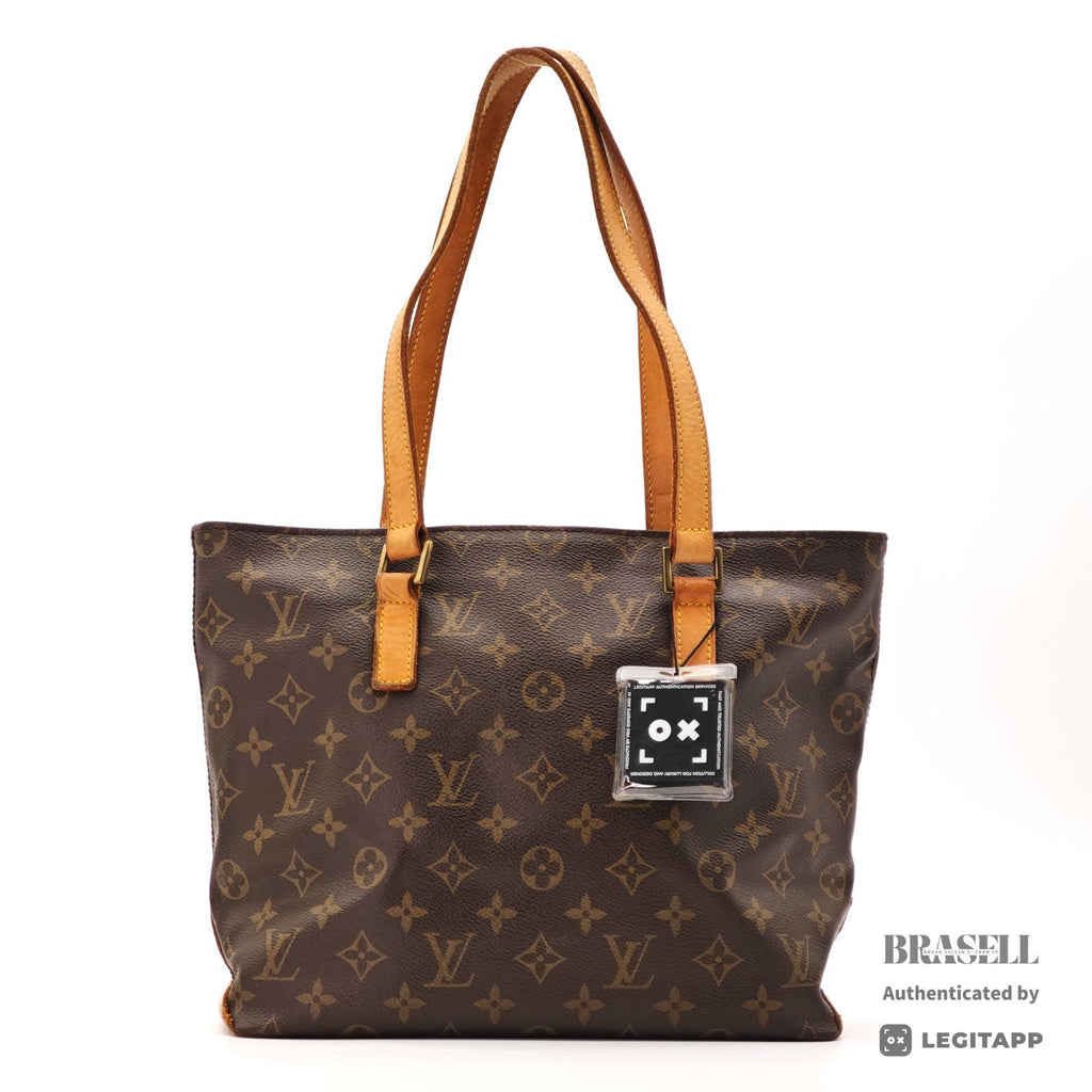 LOUIS VUITTON Monogram Cabas Piano M51148 Tote Bag Brown【ImportFeeFREE】