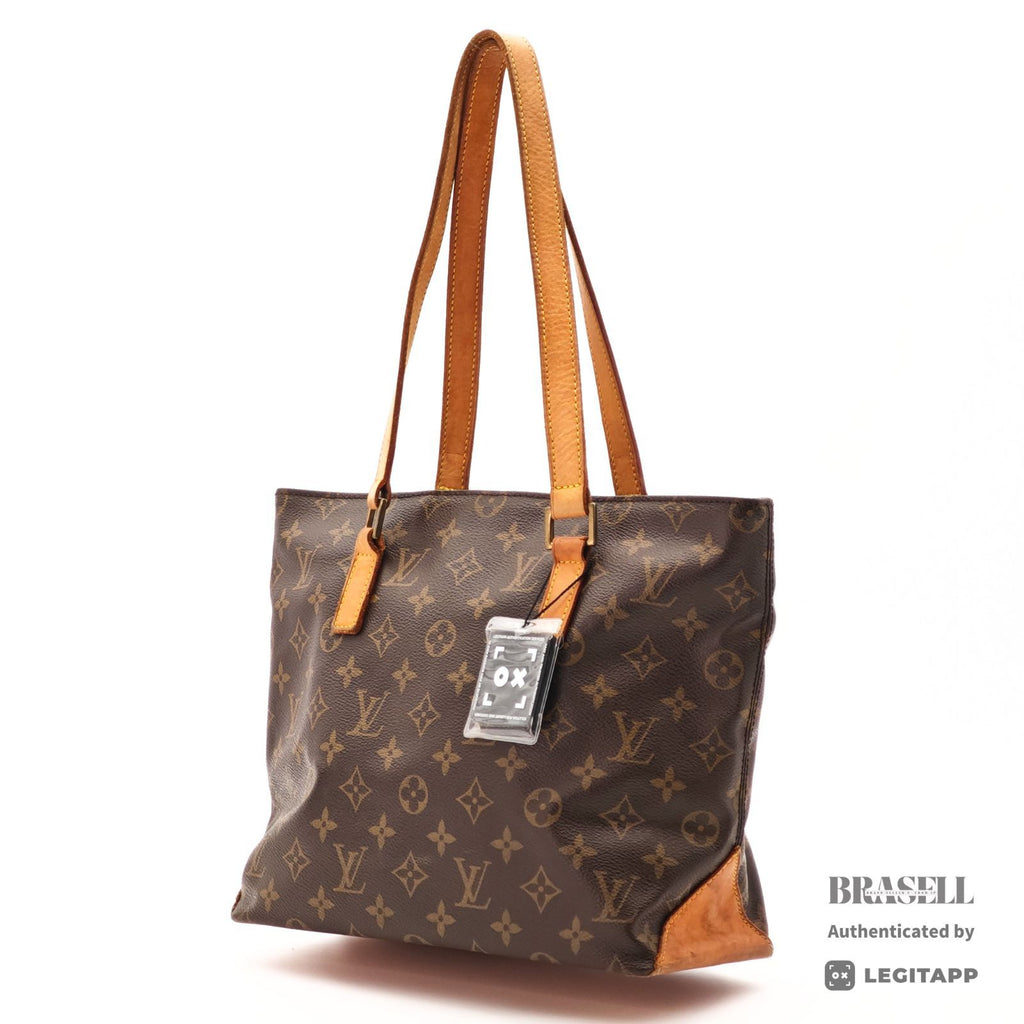 LOUIS VUITTON Monogram Cabas Piano M51148 Tote Bag Brown【ImportFeeFREE】