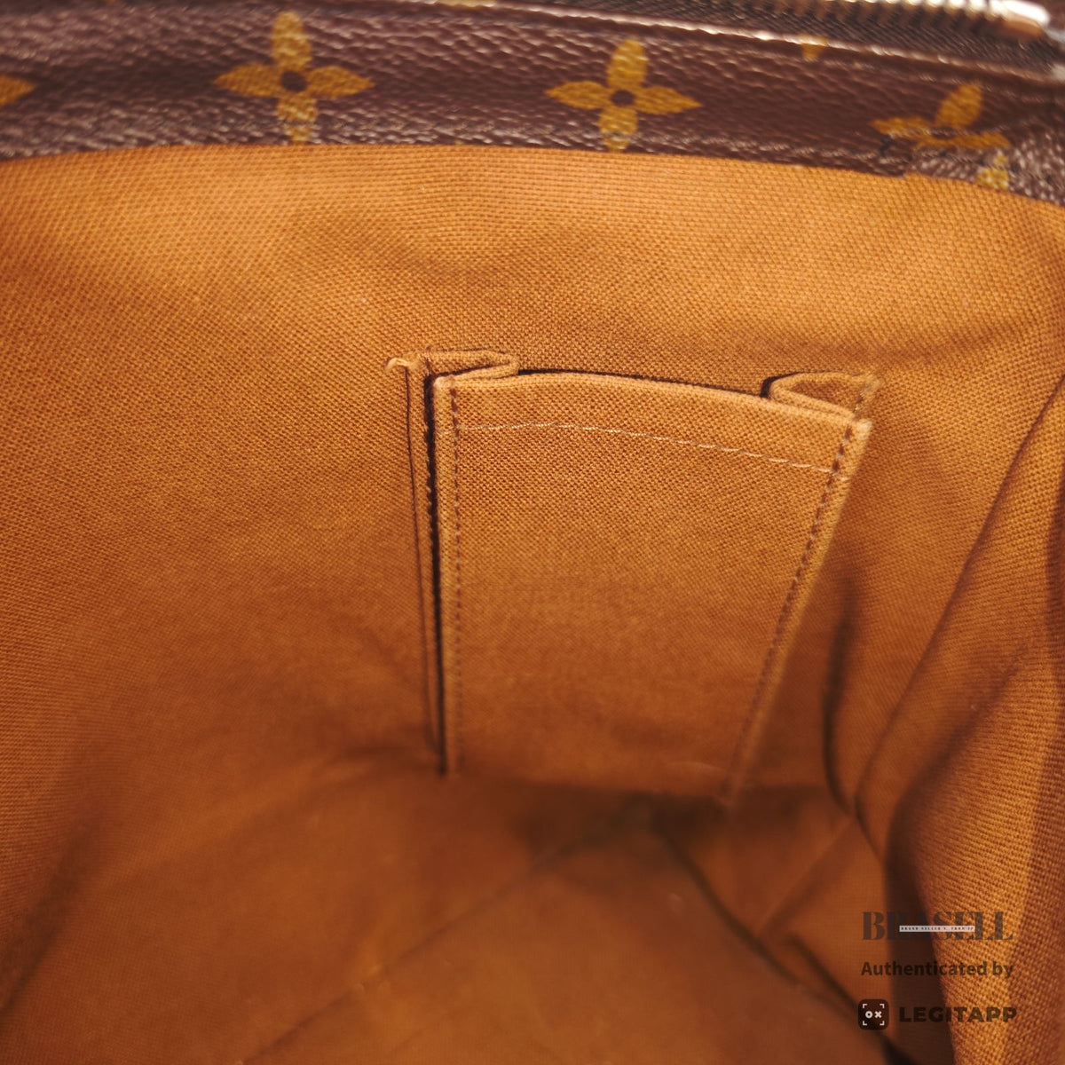 LOUIS VUITTON Monogram Cabas Piano M51148 Tote Bag Brown【ImportFeeFREE】