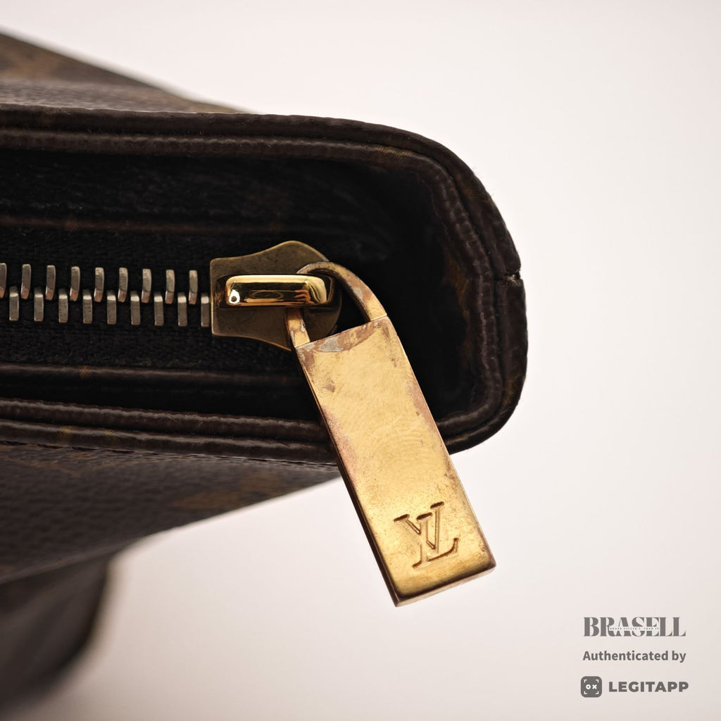 LOUIS VUITTON Monogram Cabas Piano M51148 Tote Bag Brown【ImportFeeFREE】