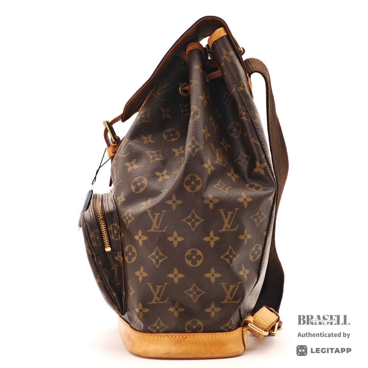 LOUIS VUITTON Monogram Montsouris GM M51135 Backpack ImportFeeFREE】