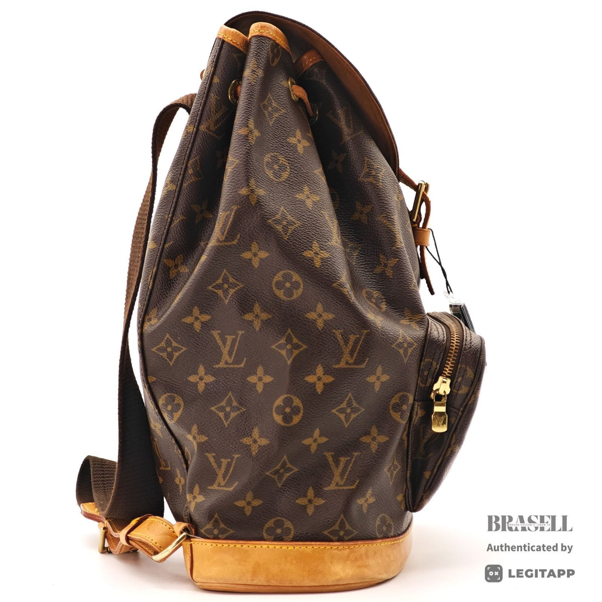LOUIS VUITTON Monogram Montsouris GM M51135 Backpack ImportFeeFREE】