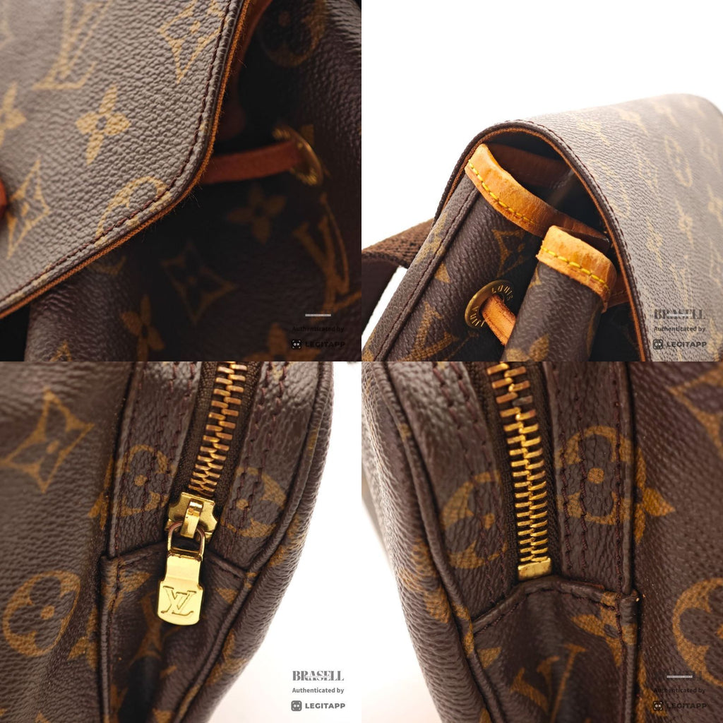 LOUIS VUITTON Monogram Montsouris GM M51135 Backpack ImportFeeFREE】