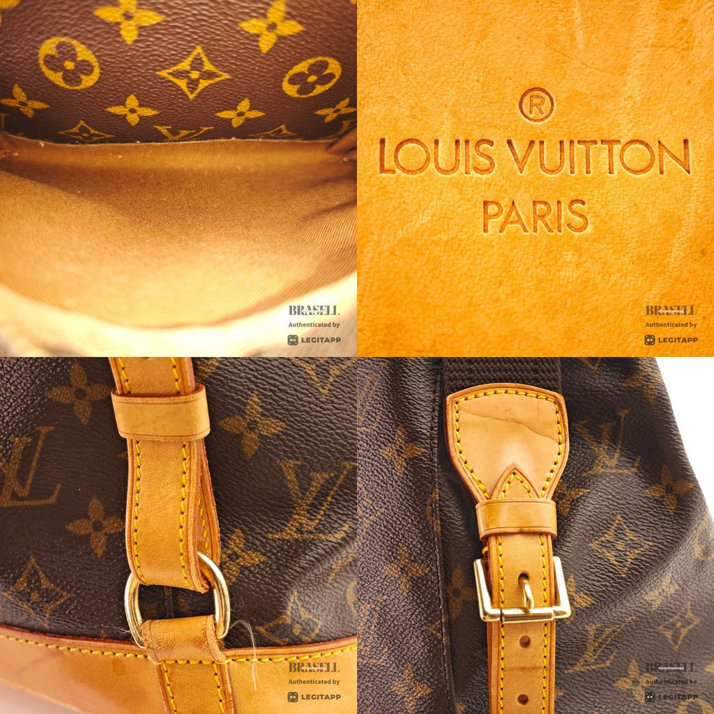 LOUIS VUITTON Monogram Montsouris GM M51135 Backpack ImportFeeFREE】