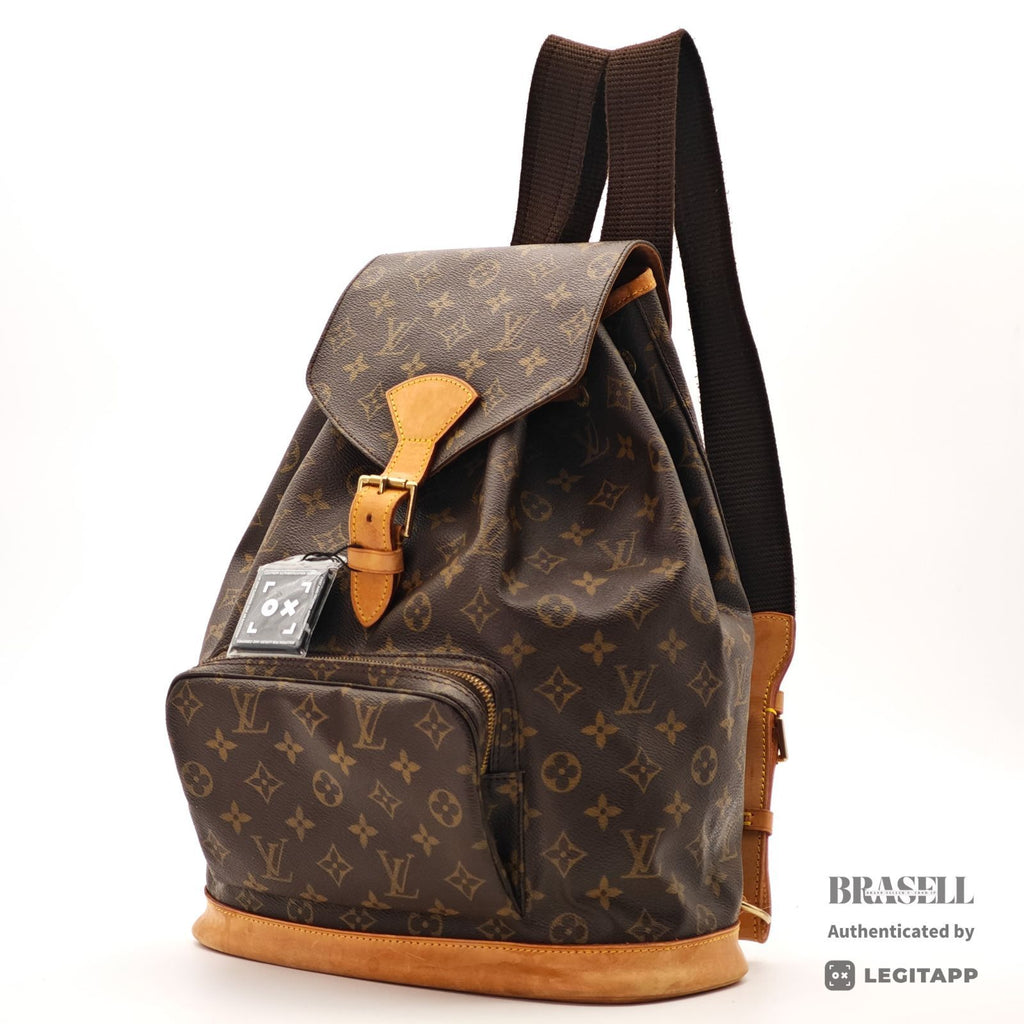 LOUIS VUITTON Monogram Montsouris GM M51135 Backpack ImportFeeFREE】