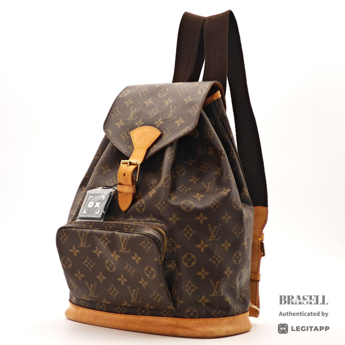 LOUIS VUITTON Monogram Montsouris GM M51135 Backpack ImportFeeFREE】