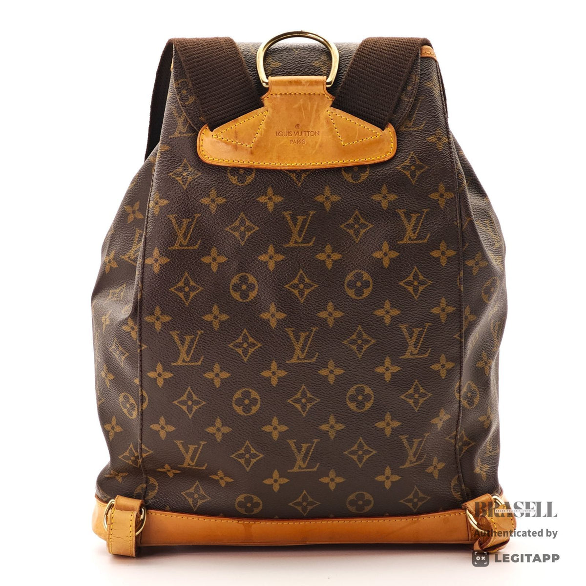 LOUIS VUITTON Monogram Montsouris GM M51135 Backpack ImportFeeFREE】