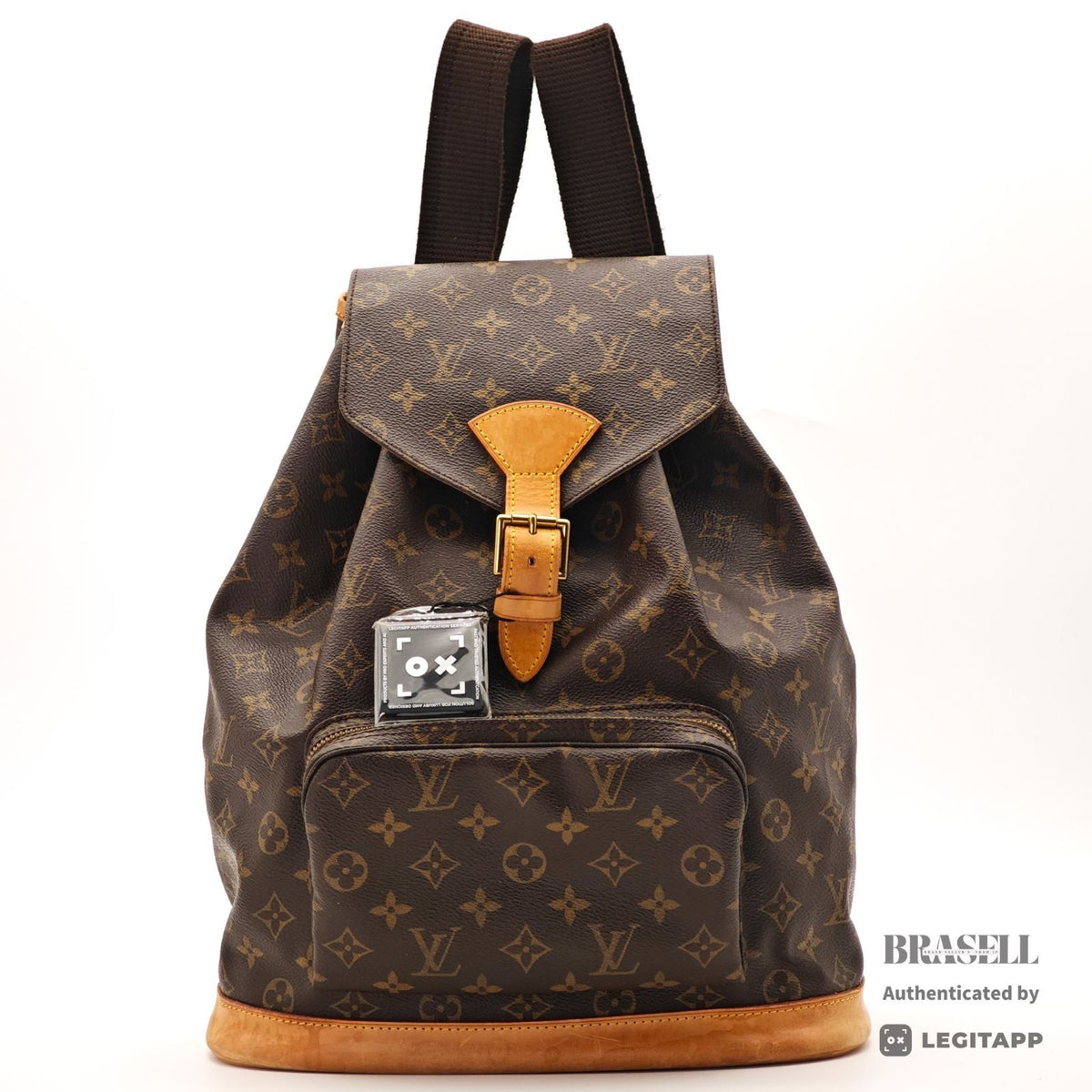 LOUIS VUITTON Monogram Montsouris GM M51135 Backpack ImportFeeFREE】