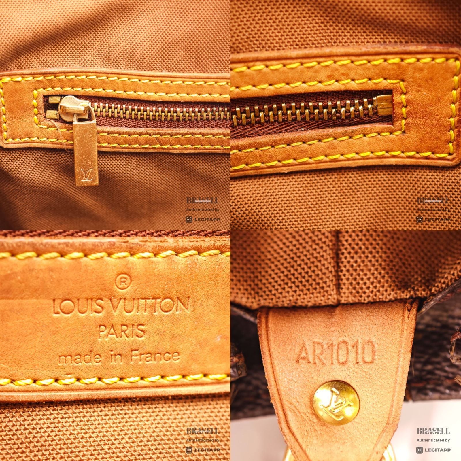 LOUIS VUITTON Monogram Cabas Mezzo M51151 Large Tote Bag 【ImportFeeFREE】