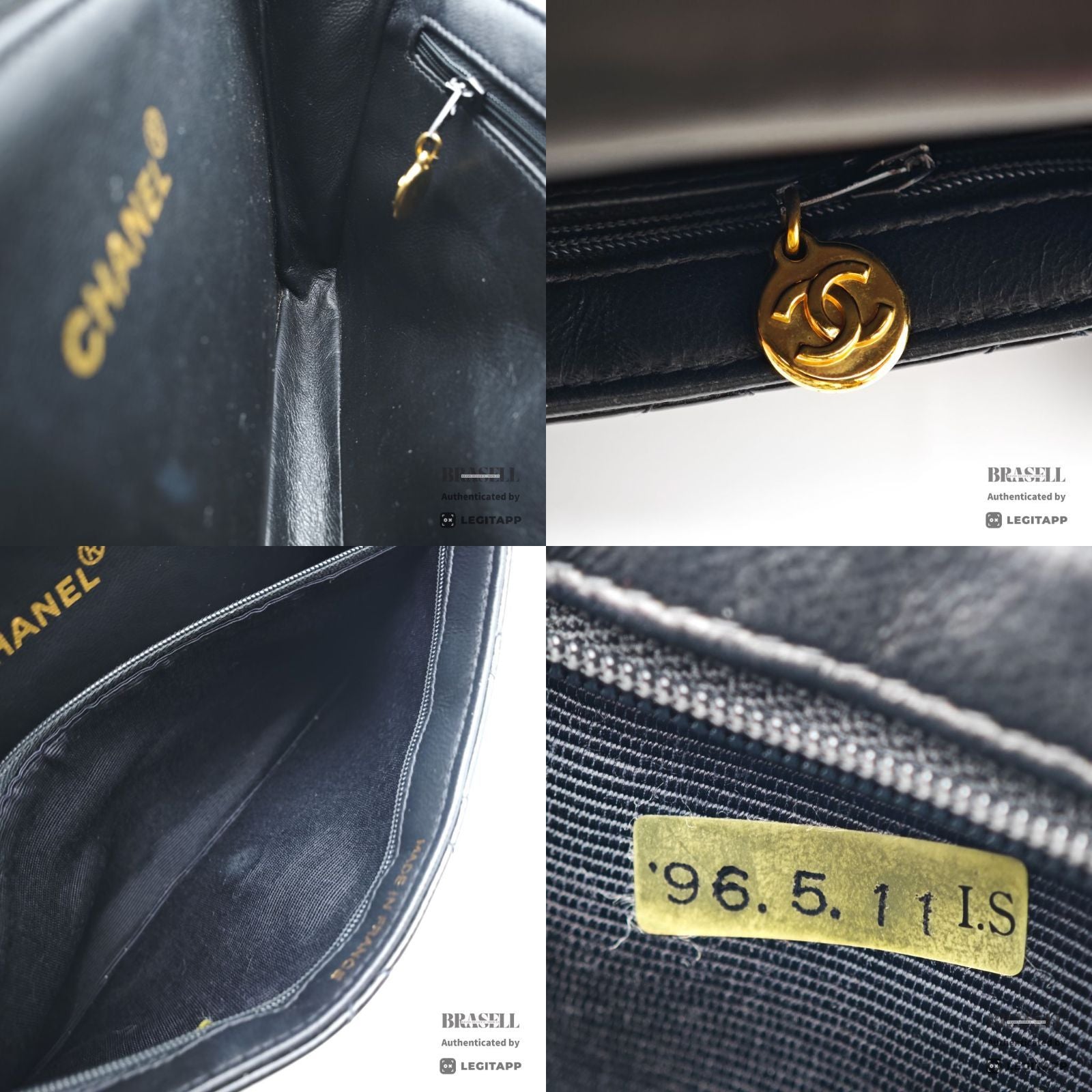 CHANEL Matelasse Handbag Black Women's Dust Bag Guarantee Card【ImportFeeFREE】