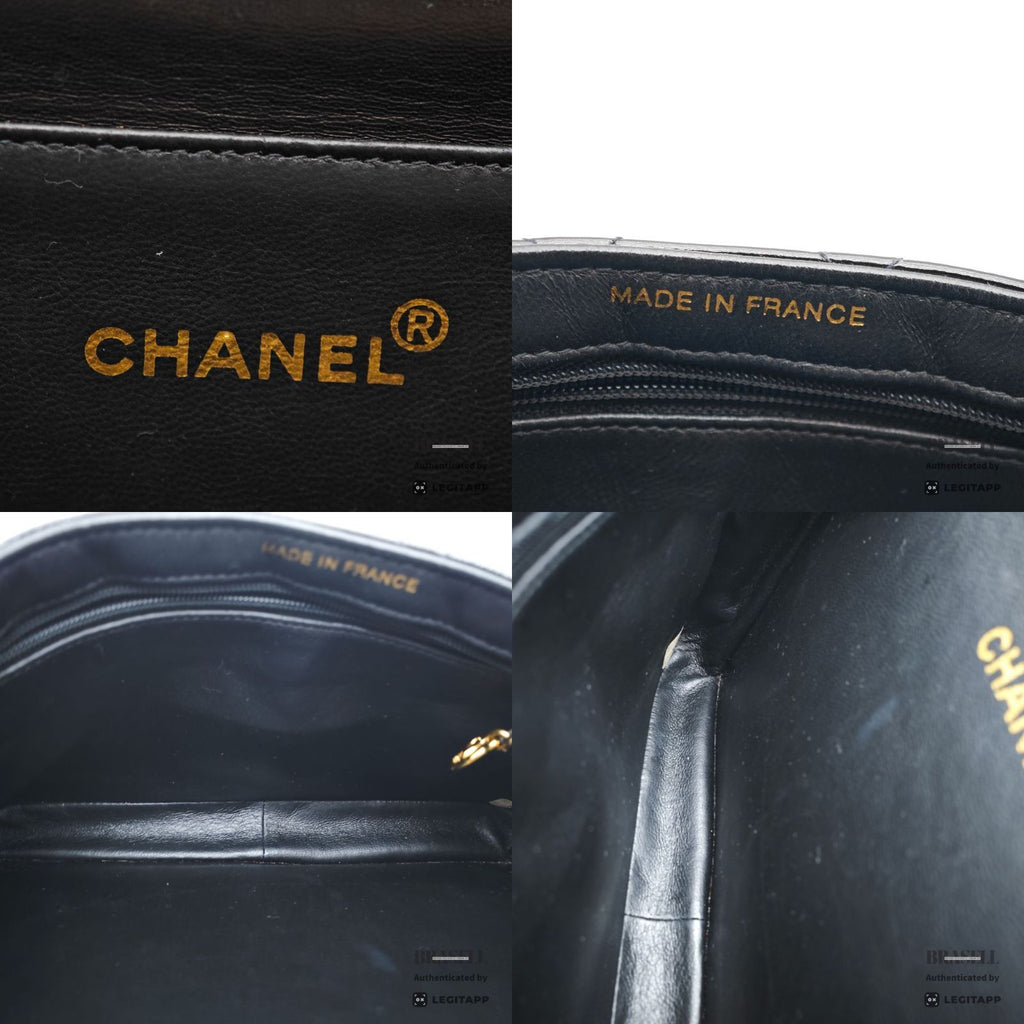 CHANEL Matelasse Handbag Black Women's Dust Bag Guarantee Card【ImportFeeFREE】