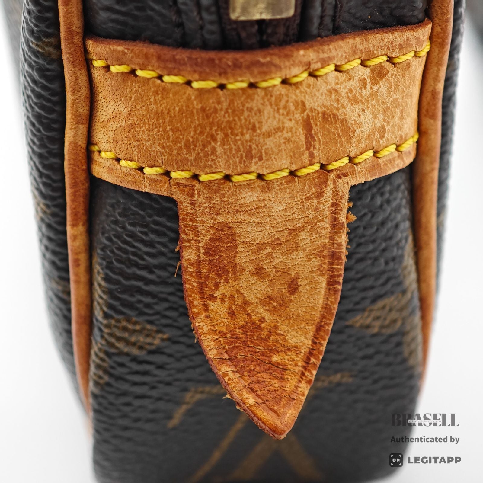 LOUIS VUITTON Monogram Pochette Marly M51828 Shoulder Bag Brown【ImportFeeFREE】