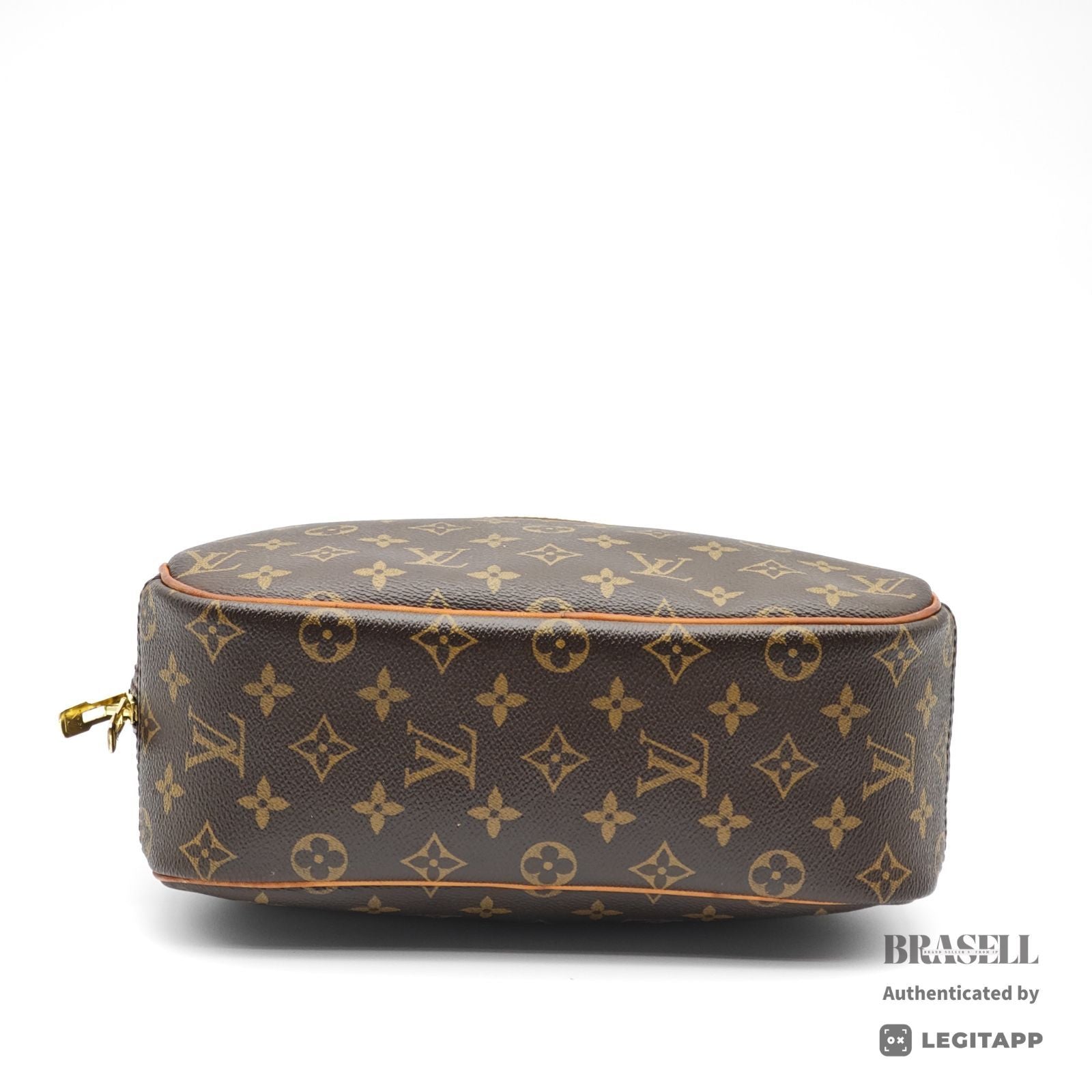 LOUIS VUITTON Monogram Trouville M42228 Handbag Brown【ImportFeeFREE】