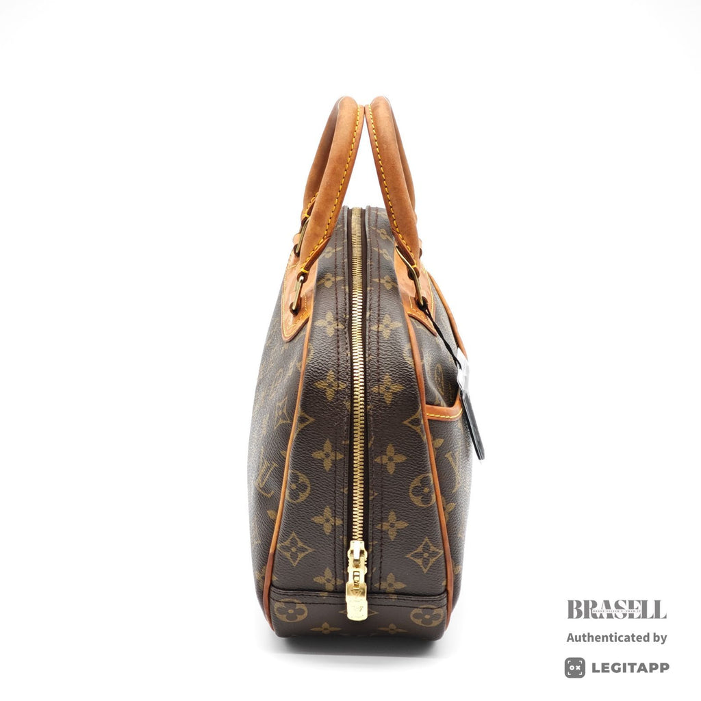 LOUIS VUITTON Monogram Trouville M42228 Handbag Brown【ImportFeeFREE】