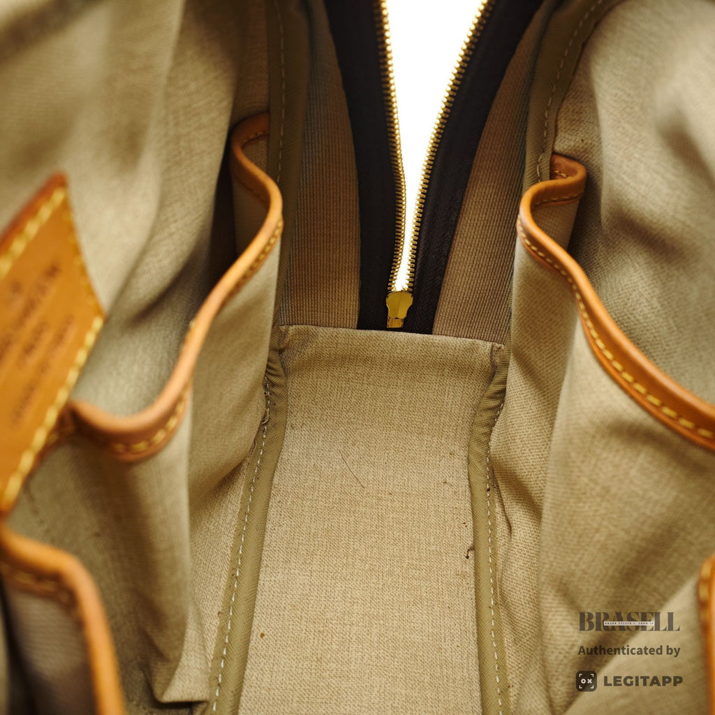LOUIS VUITTON Monogram Trouville M42228 Handbag Brown【ImportFeeFREE】