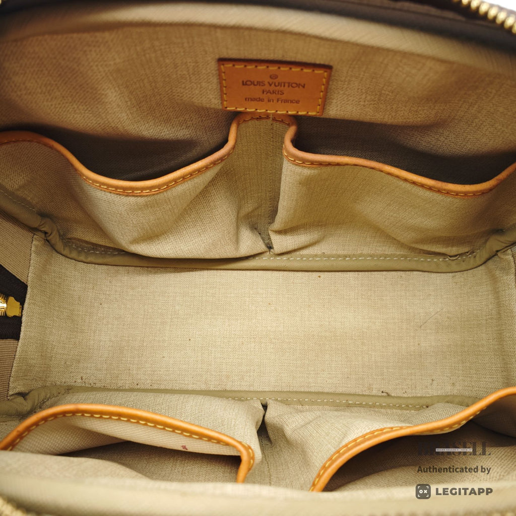 LOUIS VUITTON Monogram Trouville M42228 Handbag Brown【ImportFeeFREE】
