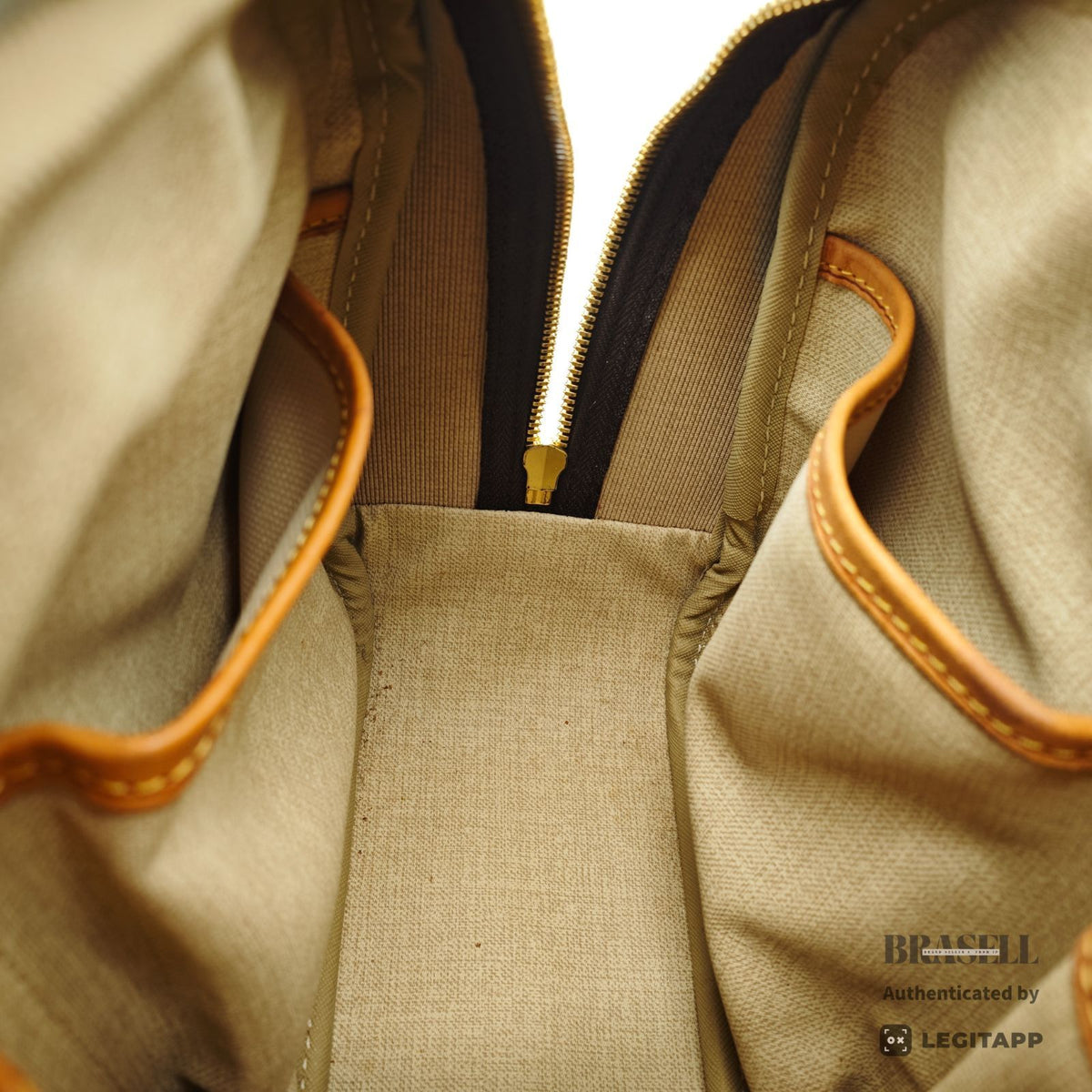 LOUIS VUITTON Monogram Trouville M42228 Handbag Brown【ImportFeeFREE】