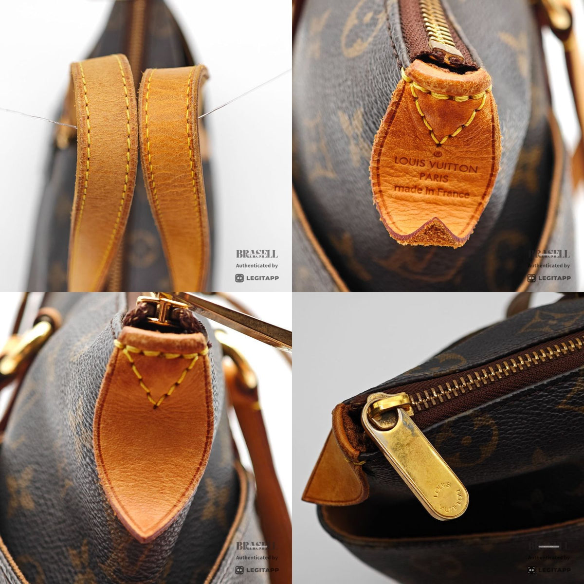 LOUIS VUITTON Monogram Totally PM M56688 Tote Bag Brown【ImportFeeFREE】