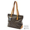 LOUIS VUITTON Monogram Cabas Piano M51148 Tote Bag Brown 【ImportFeeFREE】