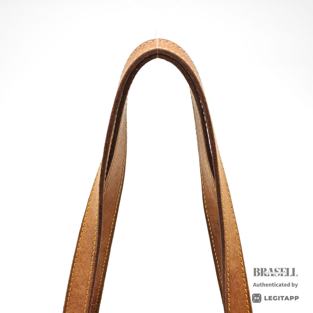 LOUIS VUITTON Monogram Cabas Piano M51148 Tote Bag Brown 【ImportFeeFREE】