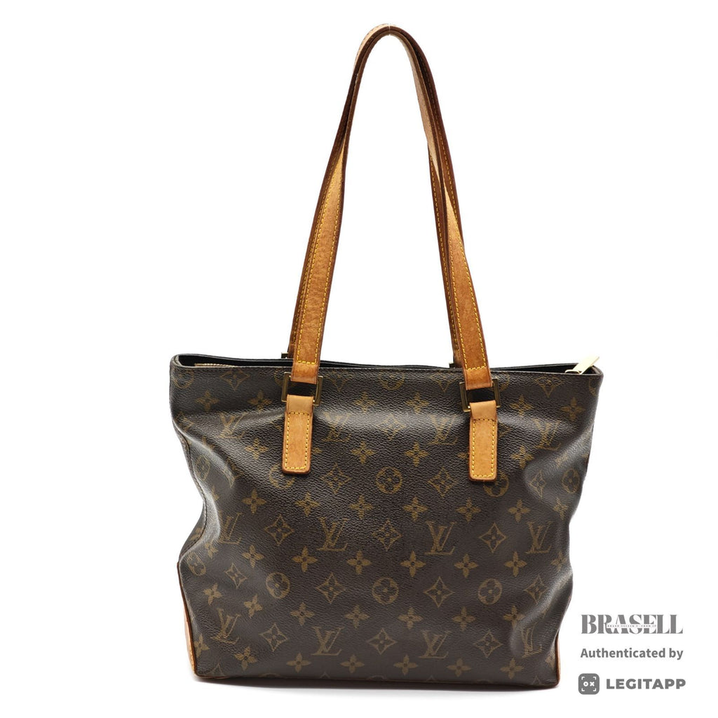 LOUIS VUITTON Monogram Cabas Piano M51148 Tote Bag Brown 【ImportFeeFREE】