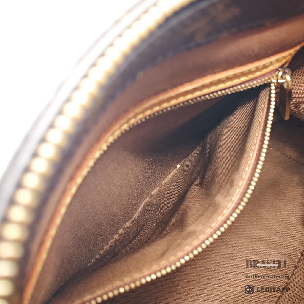 LOUIS VUITTON Monogram Cabas Piano M51148 Tote Bag Brown 【ImportFeeFREE】