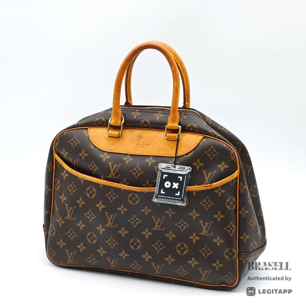 LOUIS VUITTON Deauville Hand Bag Monogram Canvas M47270 【ImportFeeFREE】