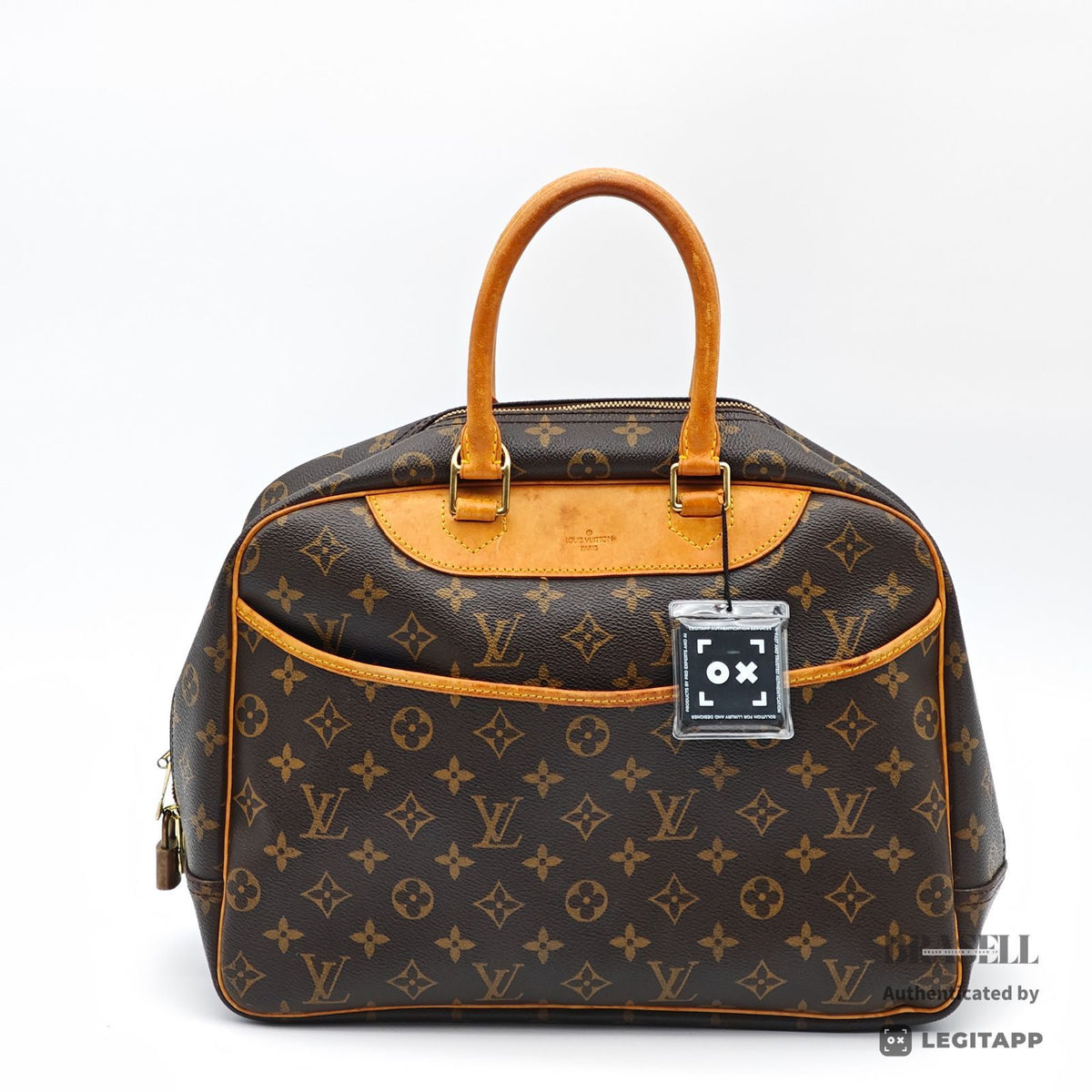 LOUIS VUITTON Deauville Hand Bag Monogram Canvas M47270 【ImportFeeFREE】