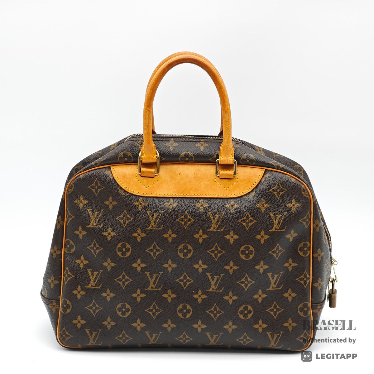 LOUIS VUITTON Deauville Hand Bag Monogram Canvas M47270 【ImportFeeFREE】